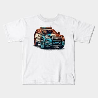 Police car Kids T-Shirt